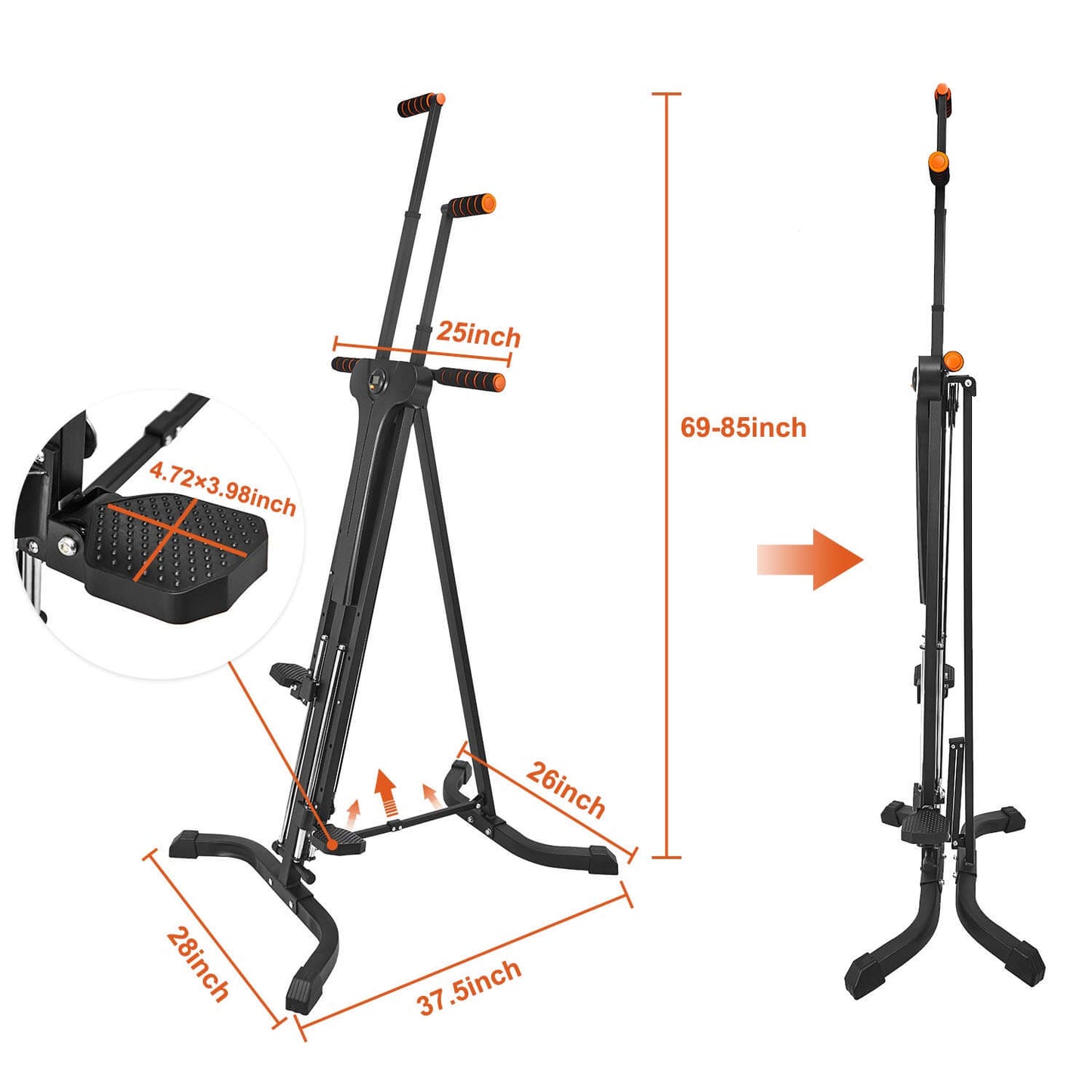 2023 home vertical climber exercise machine workout Fitness stepper for sale